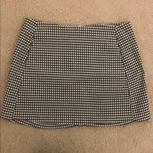 Urban outfitters checked mini skirt
